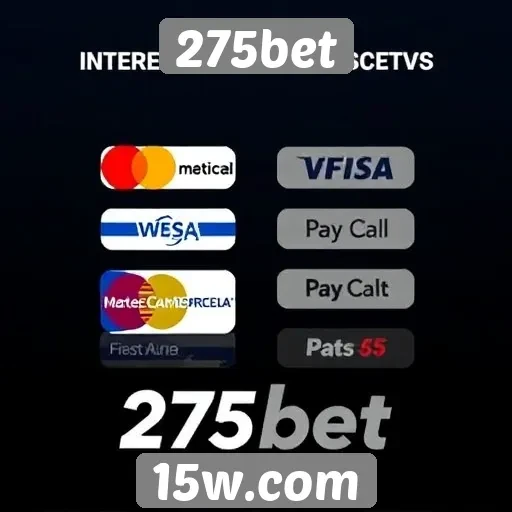 Métodos de pagamento aceitos na 275bet